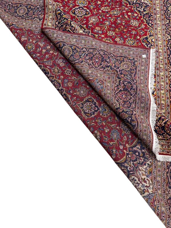 Authentic Kashan Persian Rug - Image 3