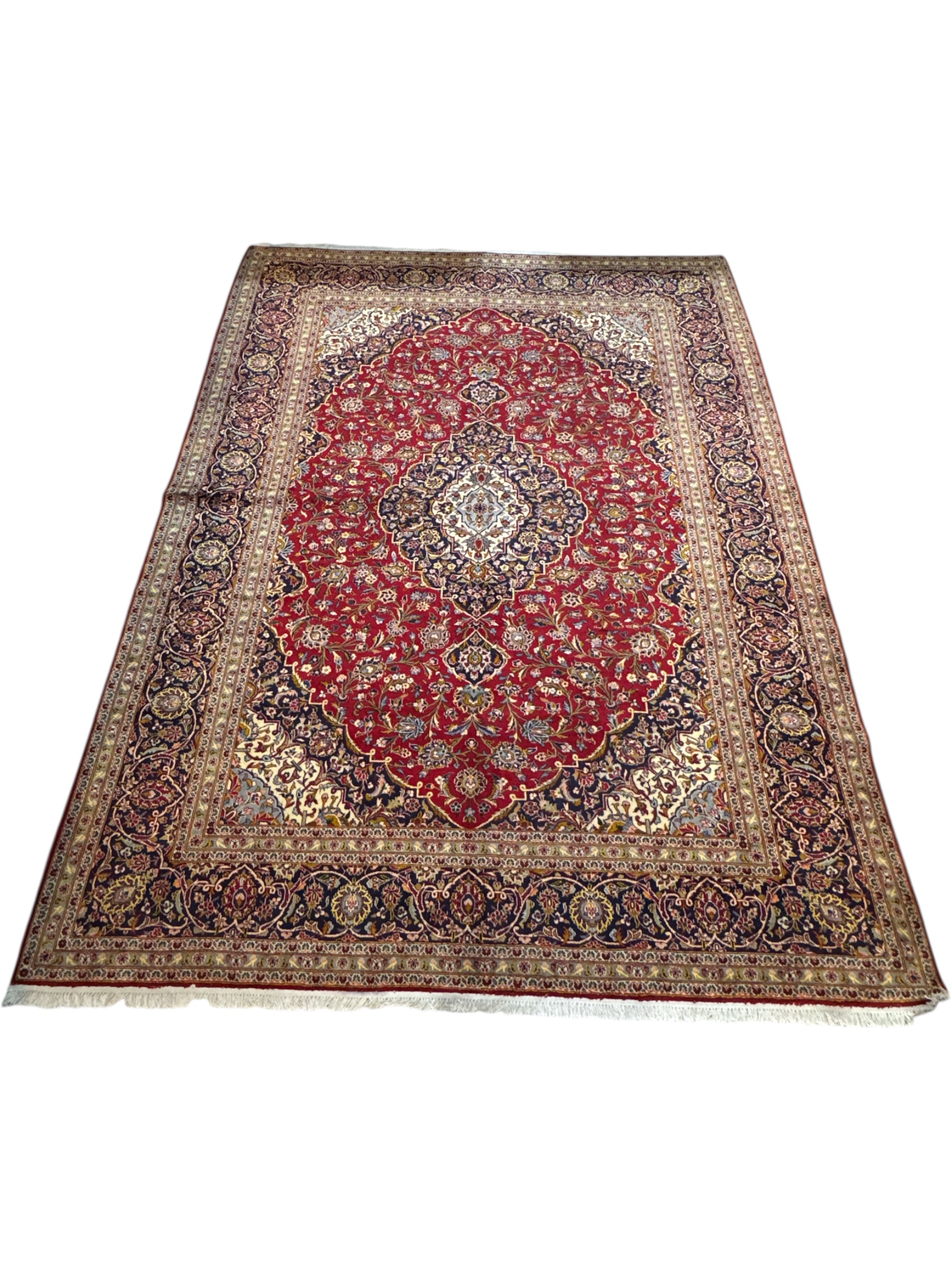 Authentic Kashan Persian Rug