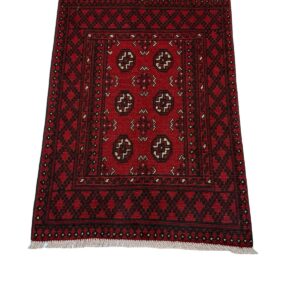 Size 120 x 80 cm Red Afghan Carpet