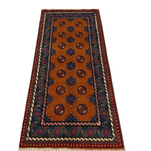 Size 200 x 80 cm Red Afghan