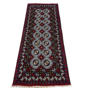Size 200 x 80 cm Red Afghan
