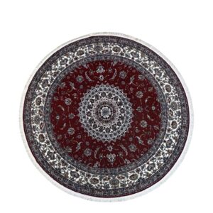 200 x 200 cm Round Kashan - Machine Made
